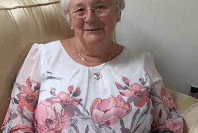 Apartment living is the perfect situation for Ann Romaine who feels right at home at Moat Park
