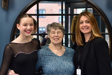 An intergenerational partnership built through a shared love of dance and music